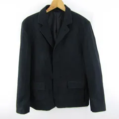 カルバンクライン テーラードジャケット アウター 無地 メンズ Lサイズ ブラック Calvin klein 【中古】