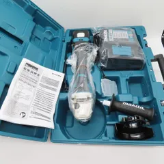 Makita マキタ 14.4V GA416DRG 60Ah 充電式 ディスクグラインダ 100mm ブルー 研磨 2301972のサムネイル