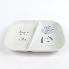 スヌーピー ウッドストック スクエアワンプレート フェイス柄 S SNOOPY キッチン 食器 プレート 皿 ホワイト S 日本製 (MCOR)