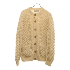 INVERALLAN (インバーアラン) 4A GOLFER CARDIGAN ゴルファー ウール ウッドボタン ローゲージニット カーディガン ベージュのサムネイル