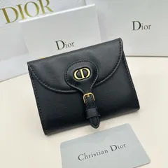 【今日特価】Dior D32 ミニウォレット, ブラック, 高級レザー使用, コンパクトで実用的なデザイン！[本日特価|新品未使用品]