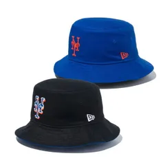 NEWERA ニューエラ バケット01 リバーシブル MLB Reversible Hat ニューヨーク・メッツ ブラック/ライトロイヤル　メンズ 男性 レディース 女性 帽子 ハット  送料無料 NEW ERA 国内正規品 正規取扱店 バケットハット