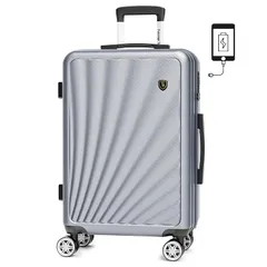 [New Trip] キャリーケース スーツケース 機内持ち込み ストッパー付き キャリーバッグ 大型 sサイズ 2泊3日 ケース キャリー 軽量 大容量 3泊4日 luggage suitcase 1泊2日 ファスナータイプ 静音ダブルキャスター TSA 0