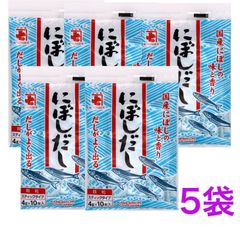 かね七　風味調味にぼしだし （4g×10本）《　5袋　》　 【送料無料】 ※ポスト投函ですのでご到着後早めにお受け取りください。