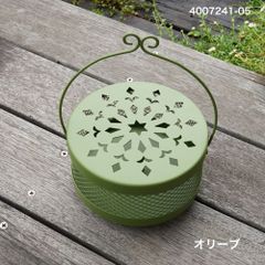 【蚊取り線香ホルダー】ドゥームー　蚊遣り　フラワー　レギュラー　オリーブ