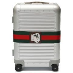 グッチ / GUCCI　ポーター キャビン トロリー バッグ / FPM スーツケース　743718　アルミニウム/GGスプリームキャンバス　シルバー 【中古】 商品番号 S-158734
