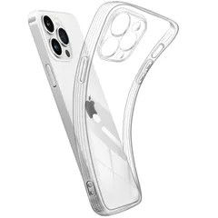 iPhone 13 PRO ケース 軽量 ケース ソフト クリア TPU カバー アイフォン 13 PRO ケース 透明 柔軟 黄ばみにくい ケース 耐衝撃/Qi充電対応/6.1インチ用 1