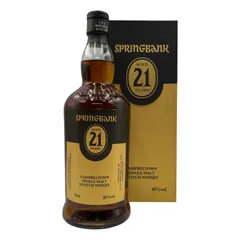 未開栓 ウイスキー スプリングバンク21年 SPRINGBANK 容量700ml アルコール46％