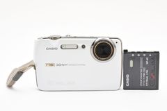 ★極上品★カシオ CASIO EXILIM エクシリム EX-FS10S コンパクトデジタルカメラ ホワイト★ LL734#3587