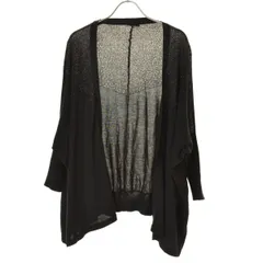 【LANVINenBleu】3416828 変形ニット長袖カーディガン