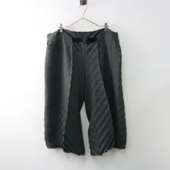 即日発送❗️美品✨ISSEY MIYAKE プリーツパンツ M 黒 イッセイミヤケ ISSEY MIYAKE - isseymiyake プリーツパンツ hommeplisseの通販
