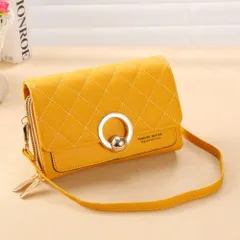 ☆ イエロー ☆ スマホポーチkmini1304 スマホポーチ ショルダー 大容量 ミニショルダー ミニポーチ お財布ポーチ スマホショルダー ミニショルダーバッグ ミニショルダーバック ショルダーバッグ ショルダーバック スマホポシェット ポシェット 横型