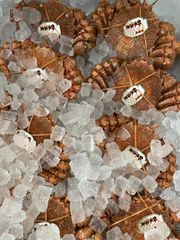 🦀🦀入荷🦀🦀　北海道産浜茹で毛蟹(1度も冷凍してない)‼️　2杯セット