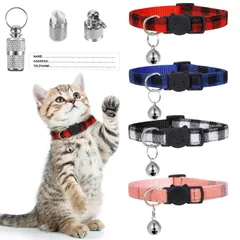 【特価商品】和風 アクセサリー セーフティバックル付 犬用 チェック柄 猫用 ペ