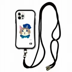 [iPhoneXR(テンアール)] iPhone15 i-coronケース スマホショルダー付 アニマル柄 動物 アイフォン 14 Plus 14 Pro 12 11 XR XS ショルダーストラップ 斜め掛け スマホケース ハチワレ 猫 ネコ ねこちゃん