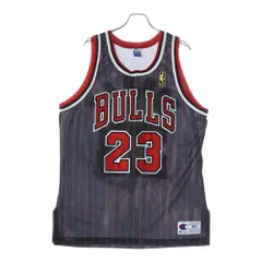 CHAMPION (チャンピオン) NBA 50 Year Anniversary Chicago Bulls Michael Jordan 23 Uniform マイケルジョーダン ロゴエンブロイダリーメッシュタンクトップバスケットボールジャージー