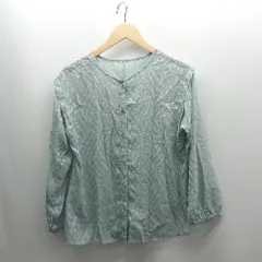 ◇ ⊂ ◎ ●未使用● Classical Elf クラシカルエルフ 長袖 ブラウス サイズS ブルー系 レディース E  【1502060033596】