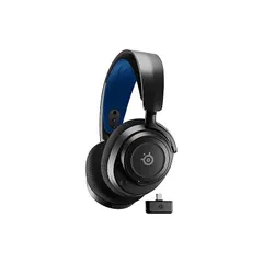 SteelSeries ワイヤレス ゲーミングヘッドセット ヘッドホン 軽量 ボイスチャット可能 ゲームとスマホを同時接続 Arctis Nova 7P 無線 密閉型 Switch PC PS5 PS4 対応 AIノイズキャンセリング 空間オーディオ Hi