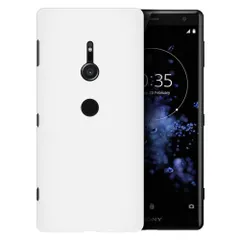 Xperia XZ2 ケース SO-03K SOV37 702SO エクスペリアxz2  耐衝撃 シンプル さらさら ハード ケース 【Color】 ホワイトのサムネイル