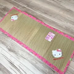 ハローキティ　天然井草　ゴザ　2000年製　日本製 ハローキティ 天然井草 ゴザ 2000年製 日本製 ハローキティ 天然