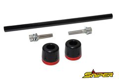 NINJA ZX-10R/RR/SE_フロント アクスルスライダー 赤 SNIPER スナイパー SP0168R