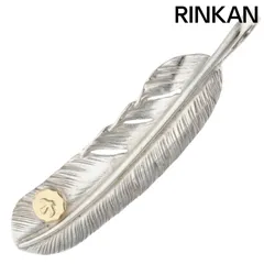 ゴローズ メタル付き特大フェザー 右向き ネックレストップ メンズ