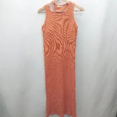 ◇ ⊂ Discoat ディスコート ロング ワンピース サイズM オレンジ系 レディース E  【1412260044387】