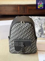 【今日特価】DIOR MEN WINTER24 バックパック ～ウインター 24 ダブルショルダーバッグ～