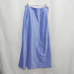 ◇ Θ green label relaxing グリーンレーベルリラクシング ロング タイト スカート サイズ38 ブルー系 レディース E  【1503050027397】