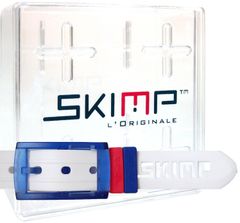 SKIMP シリコンラバーベルト メンズ レディース ゴム ゴルフ スノボ 防水  長さ約135cm 幅約3.4cm スキンプ【白 トリコロール フレンチ】
