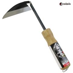 大進 金葉 鋼付首長ねじり鎌 草刈り 草取り 道具 すきま 鎌 草取り 道具 雑草抜き 庭 の 農作業 家庭菜園 用具 工具 園芸 農業 女性 庭 農作業 家庭菜園 用具 工具 カマ 草刈り鎌 農業 女性 農作業 家庭菜園 用具 工具 木柄 軽量 女性 カマ