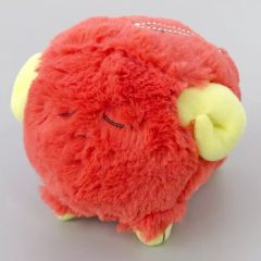[중고] 봉제인형 마스코트·봉제인형 배지 스케이프·고트 D(레드) 가방에 붙일 수 있는 봉제인형 vol.2 [유☆희☆왕 시리즈]