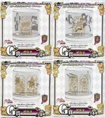【中古】マグカップ･湯のみ 全4種セット グラス 「一番くじ ジョジョの奇妙な冒険第三部 スターダストクルセイダース～WHITE SIDE～」 G賞