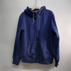 UNIQLO(ユニクロ) ネイビー フード ジップアップ 裏起毛 裏地 90 サイズ 秋冬 510172
