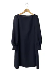 美品　FOXEY フォクシーニューヨーク ネイビー フリルワンピース 40 2025年最新】foxey ワンピース ネイビーの人気アイテム - メルカリ