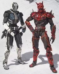ジャンボソフビ 仮面ライダーBLACK SUN シャドームーン2体セット