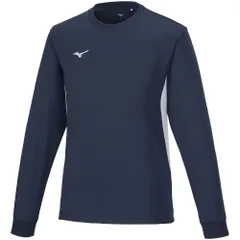 [ミズノ] トレーニングウェア 長袖 Tシャツ ナビドライ 切替 Uネック 吸汗速乾 インナー 肌着 32MAA195 メンズ