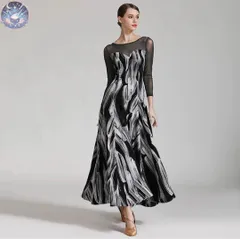 新品 未使用 社交ダンスの練習に最適！スタンダードにオススメのワンピース！