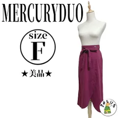 MERCURYDUO【F】リネンラップスカート ガーリーカジュアル 完売品✨️