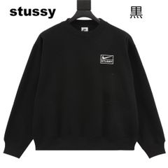 Nike×stussy ステューシー ナイキ スウェットシャツ ブラック 男女兼用