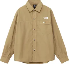 ザ・ノース・フェイス THE NORTH FACE アウトドア ロングスリーブヌプシシャツ キッズ L/S NUPTSE SHIRT ボーイズ ジュニア シャツ フハク 長袖シャツ トップス 布帛シャツ ブラウス 子供服  NRJ125 CK クラシックカーキ