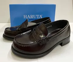【倉吉店】HARUTA   ハルタ  ブラウン ローファー 23.0cm  ゆったり3E   45030【128-1208】