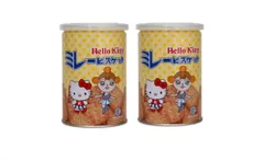 ＼ 2個セット ／ 野村煎豆加工店 ハローキティ ミレー保存缶 （賞味期限製造から約2年）120g まじめなお菓子 ノンフライ 非常食 防災グッズ 非常食 備蓄 保存食