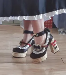新品未使用 お出かけにぴったり  可愛いロリータパンプス  女子会にもイベントにも 
