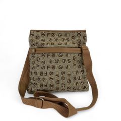 Salvatore Ferragamo サルヴァトーレ・フェラガモ ショルダーバッグ キャンバス レザー AU-21/8888