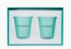 【値下げ】【新品・未使用】TIFFANY & Co. ティファニー ペーパーカップ風 ペアカップ（2個セット）
