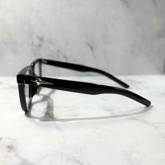 伊達メガネ サングラス 眼鏡 黒縁 太縁  シルバー装飾 お洒落可愛い艶ツヤあり UVスクエア ブラック ウェリントン 大きめ メンズレディースuv 紫外線 韓国 y2k ヒップホップ ストリート ハリウッド K-POP ヴィンテージ 軽量 お洒落 可愛い