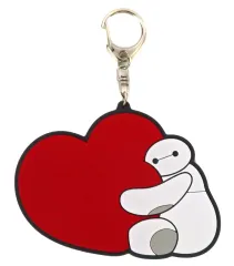 【中古】キーホルダー ベイマックス/ハート ラバーチャーム 「Happyくじ ベイマックス」 F賞