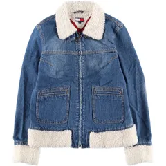 古着 90年代~ トミーヒルフィガー TOMMY HILFIGER JEANS 中綿入り デニムジャケット レディースXL相当/eaa586159のサムネイル