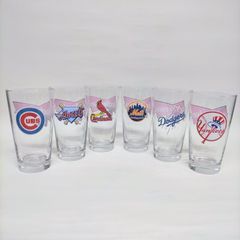 Budweiser　バドワイザー　MLB　コラボグラス　６個セット 高価スポーツ - Budweiser バドワイザー MLB コラボグラス 6個